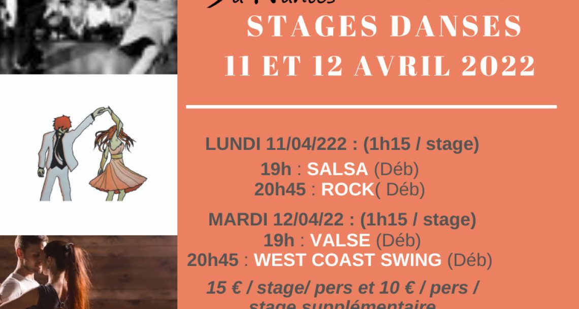 STAGES AVRIL 2022